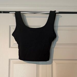 HALARA Black Crop Top